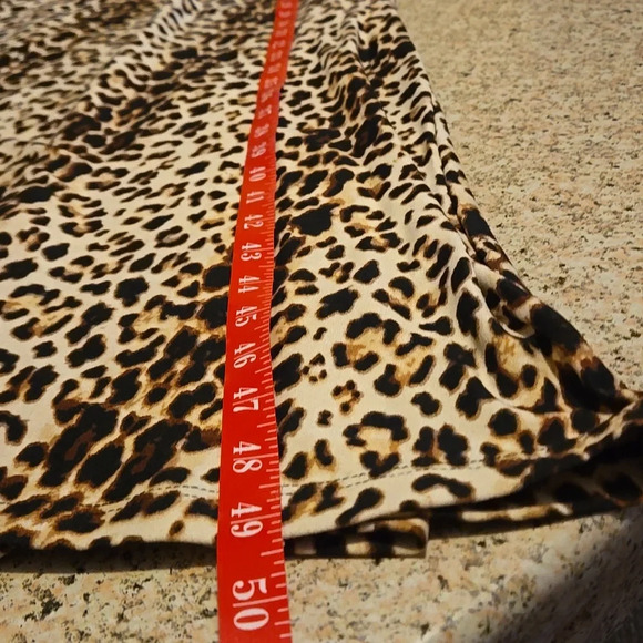 "Absolutely Love It" brand Bandeau Maxi Dress Animal Print Women size 1X - Picture 6 of 7